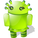 Girl Android Shadow Icon